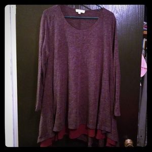 Beautiful Dark Purple Tunic